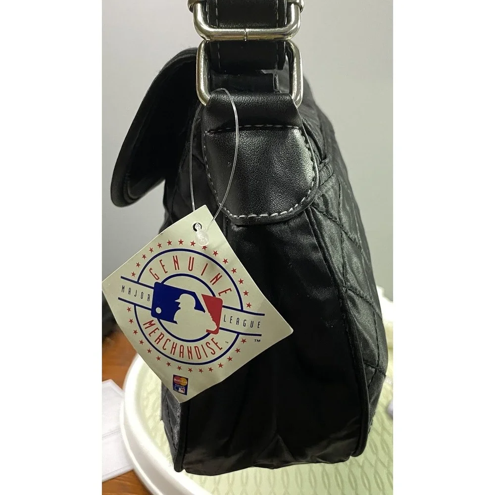 COLORADO ROCKIES MLB ProFanity Black Quilted Purse‎ Crossbody Shoulder Bag NWT